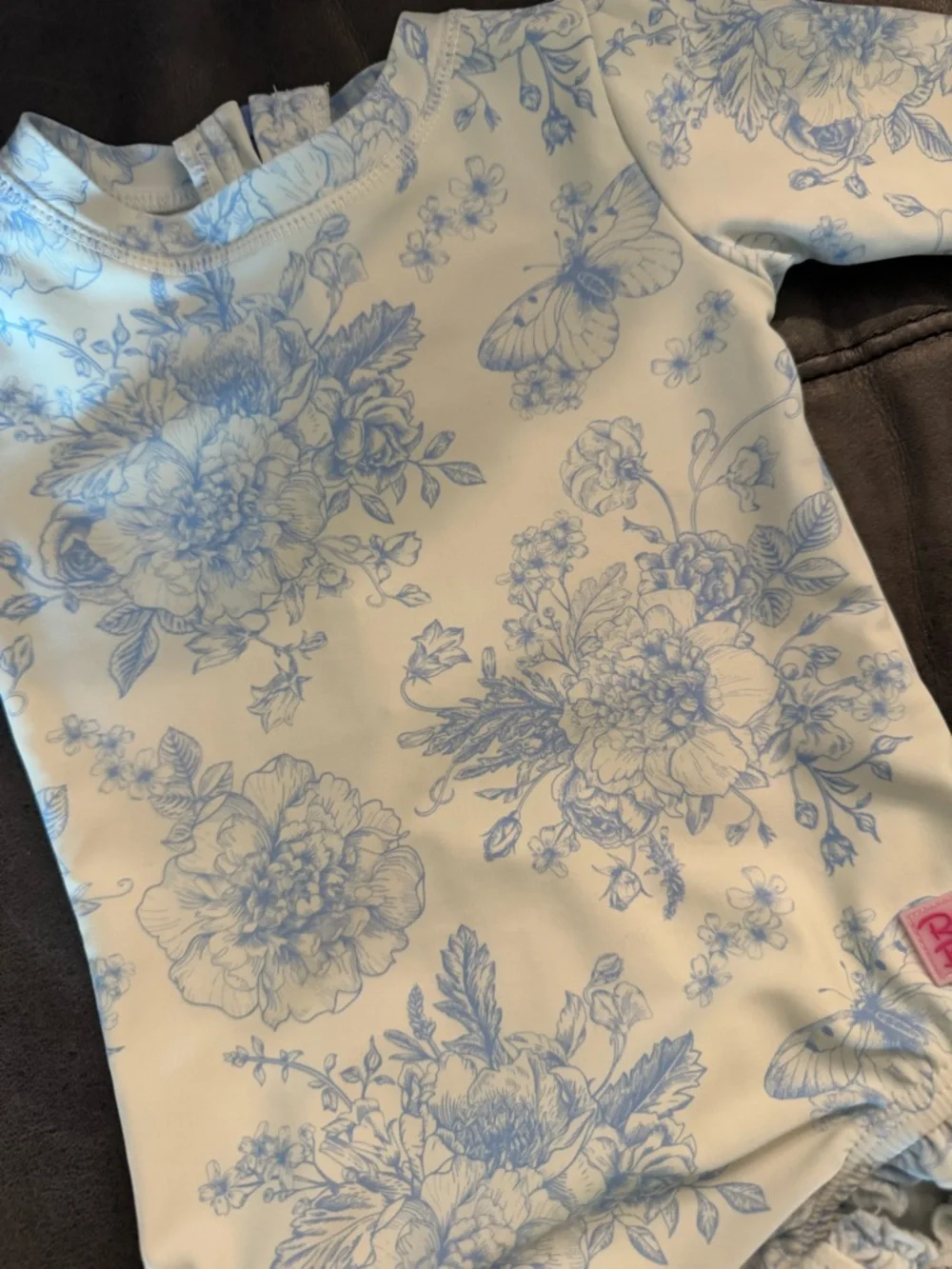 Ruffle Butts very lightly
